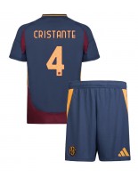 AS Roma Bryan Cristante #4 Tredjedraktsett Barn 2024-25 Korte ermer (+ bukser)